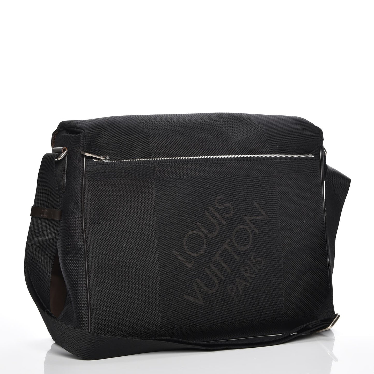 Damier Geant Messenger Bag Black