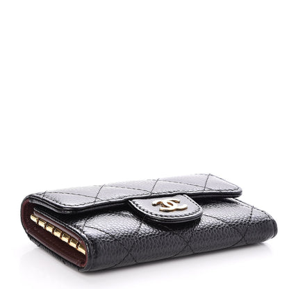 Chanel Caviar Quilted 6 Key Holder Black 4 of 9