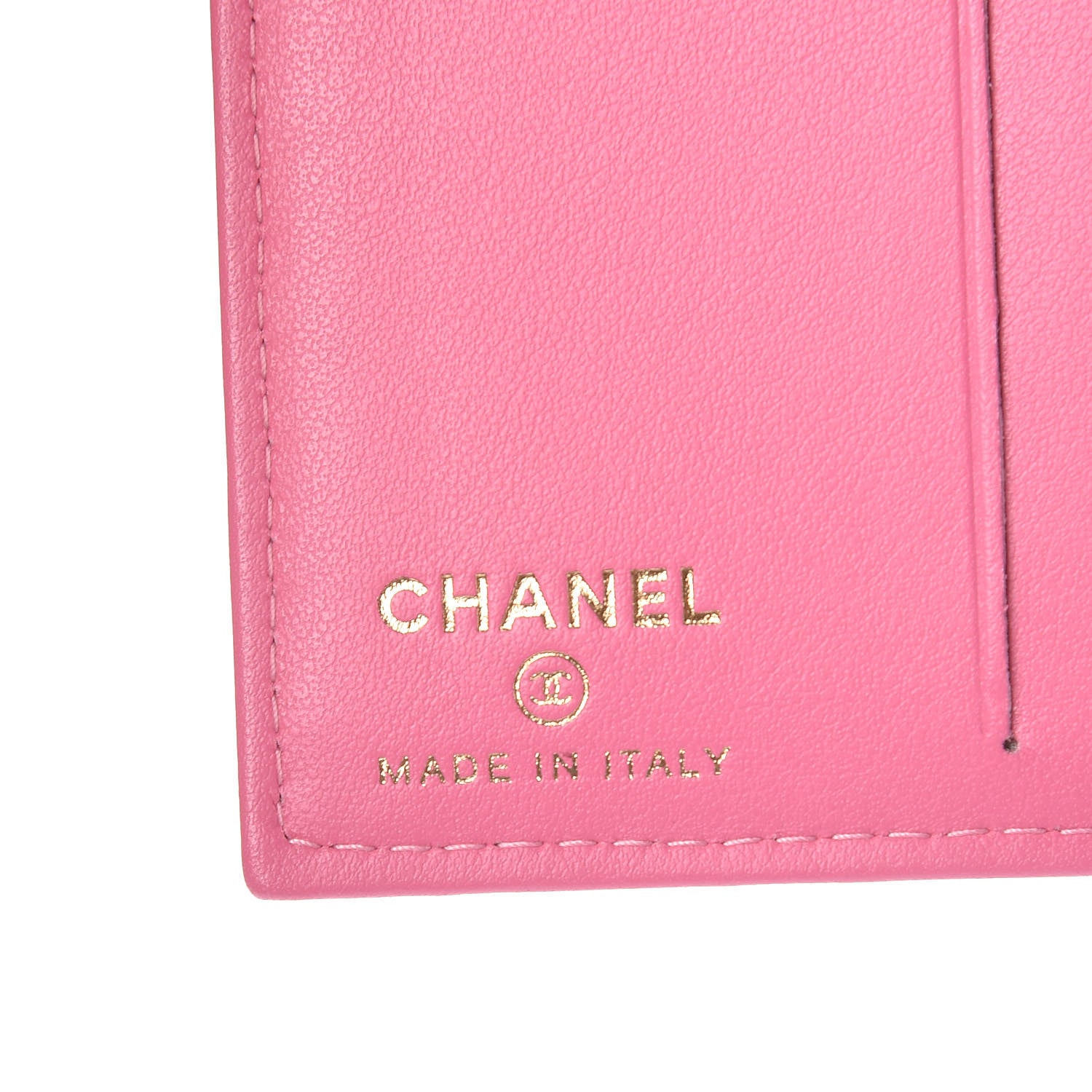 Chanel Caviar Quilted Card Holder Wallet Pink 6 of 8