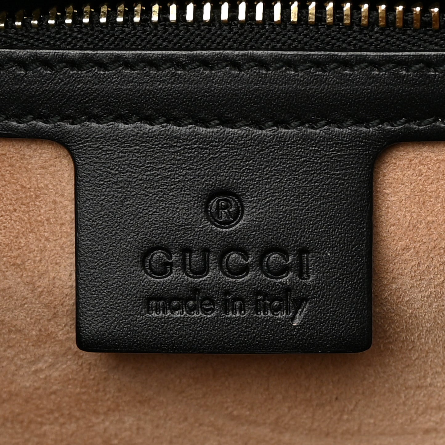 Guccissima Signature Medium Sylvie Top Handle Bag Black