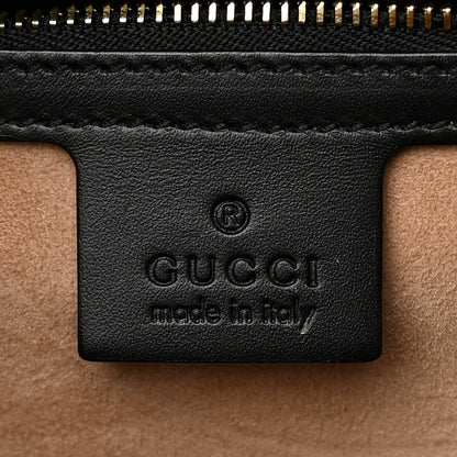 Gucci Guccissima Signature Medium Sylvie Top Handle Bag Black 6 of 14