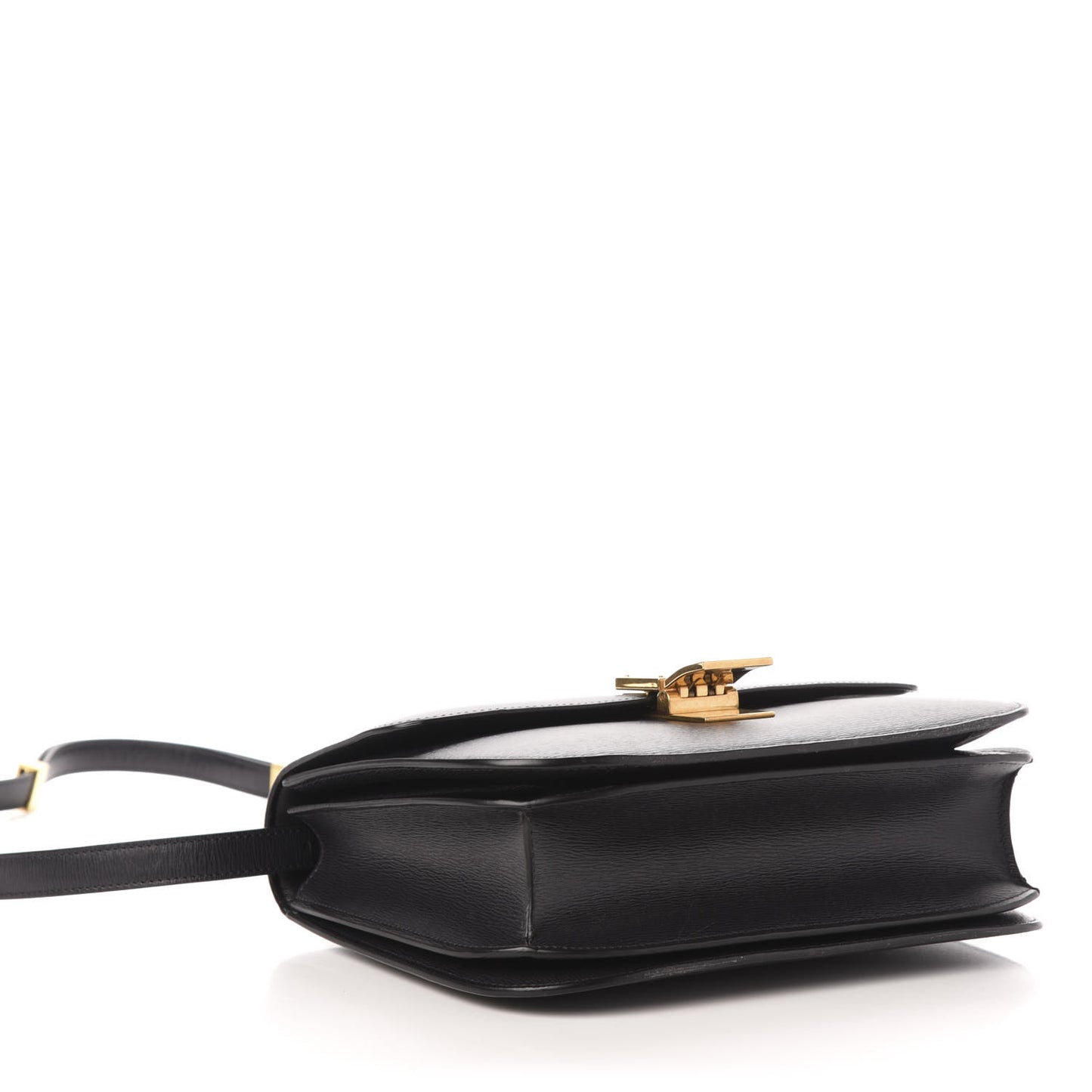 Liege Calfskin Medium Classic Box Flap Bag Anthracite