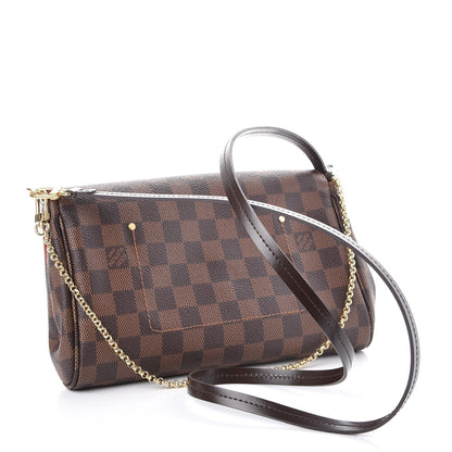 Louis Vuitton Damier Ebene Favorite MM 3 of 8