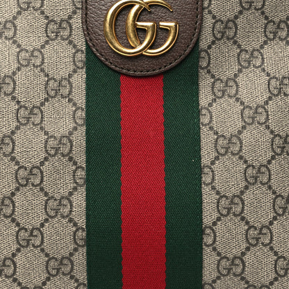 Gucci GG Supreme Monogram Web Small Ophidia Half Moon Hobo Brown 7 of 11