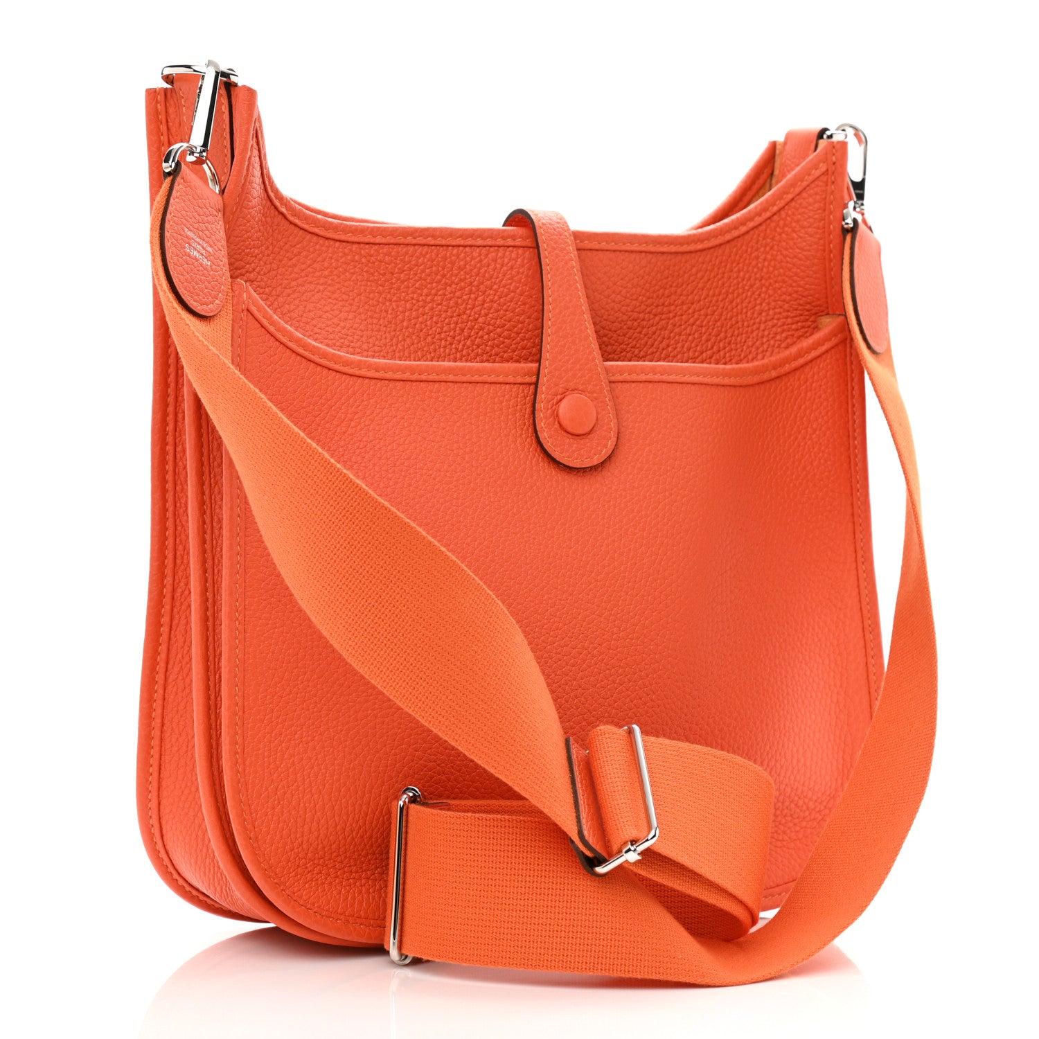 Hermes Taurillon Clemence Evelyne III PM Feu 3 of 11