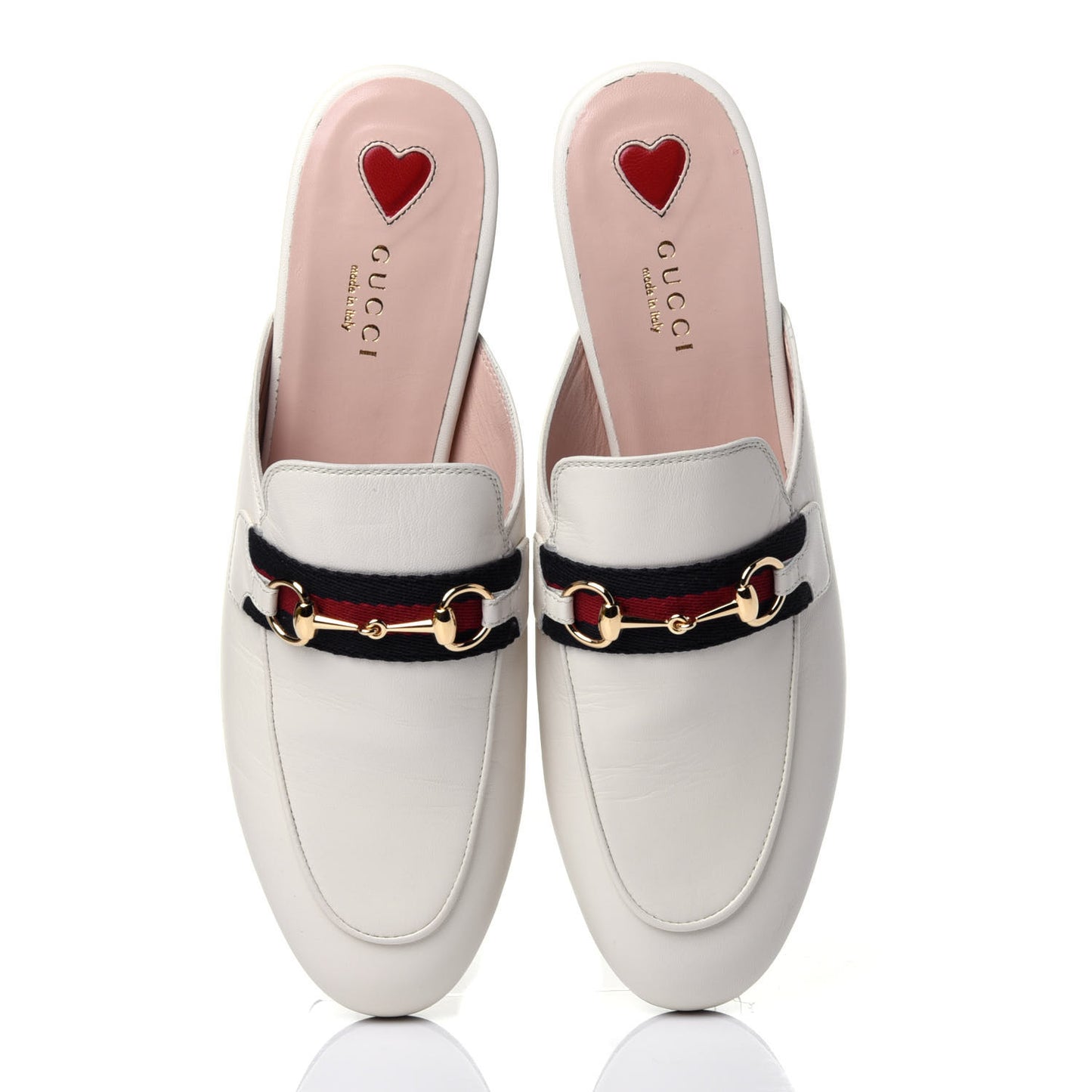 Malaga Kid Web Womens Princetown Slippers 38.5 Mystic White