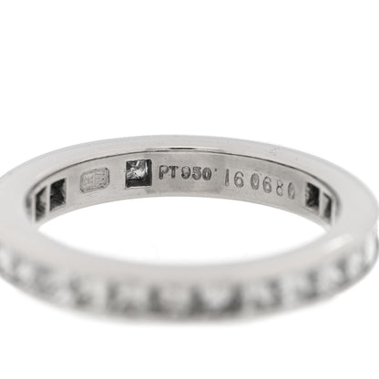 Harry Winston Platinum Diamond Channel Set Princess Wedding Band Ring 46 3.75 4 of 5