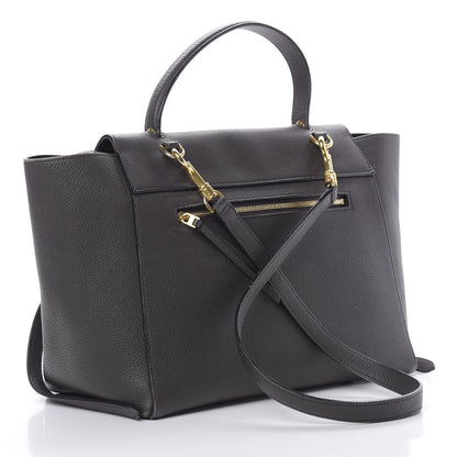 Celine Grained Calfskin Mini Belt Bag Dark Taupe 3 of 16