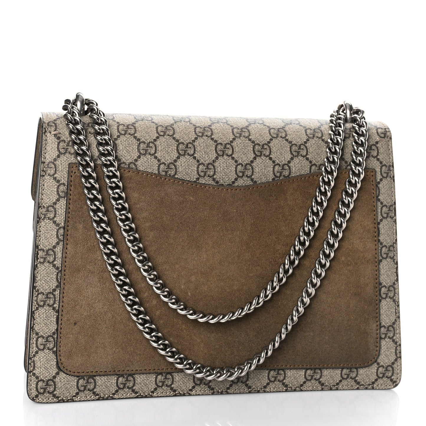 GG Supreme Monogram Medium Dionysus Shoulder Bag Taupe