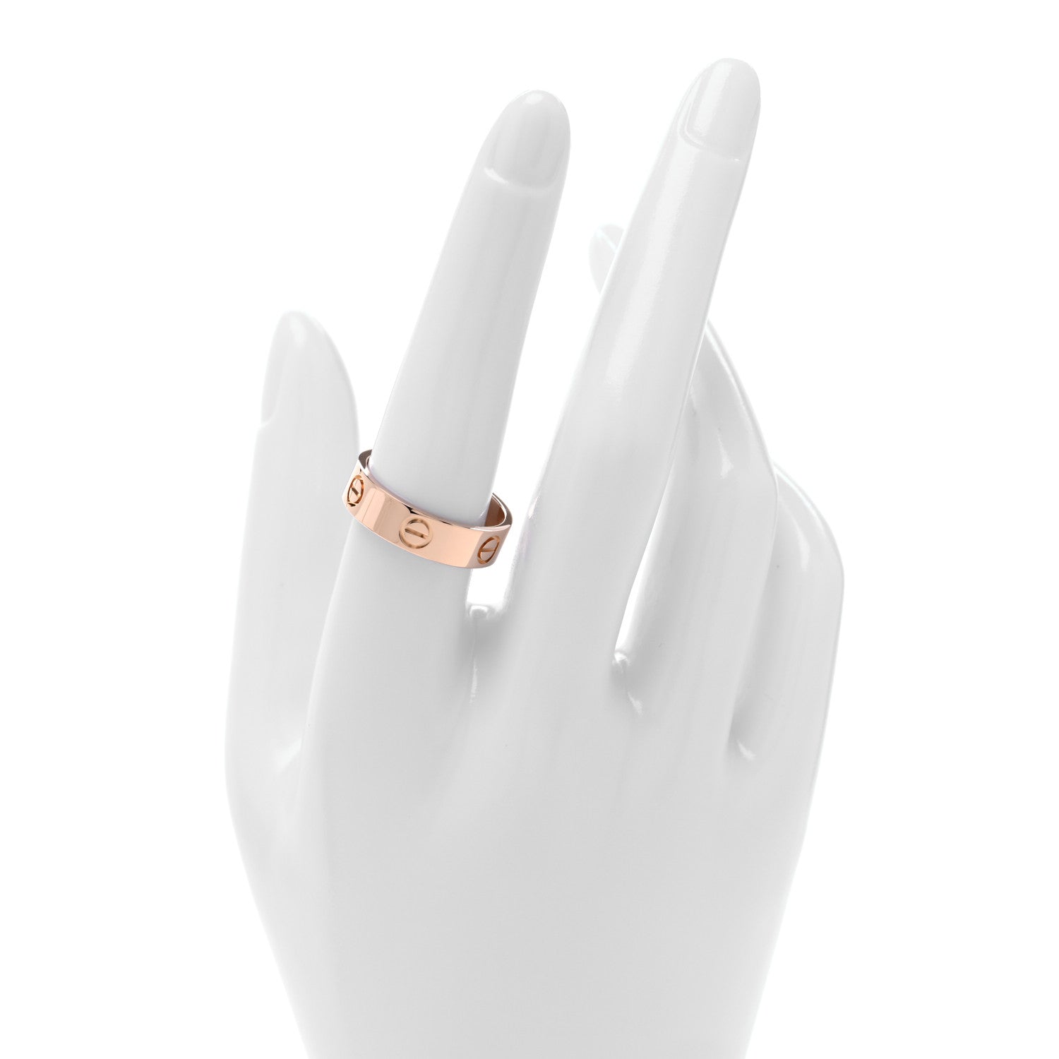 Cartier 18K Pink Gold 5.5mm LOVE Ring 57 8 2 of 4
