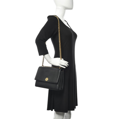 Celine Calfskin Coin Flap Bag Black 2 of 9