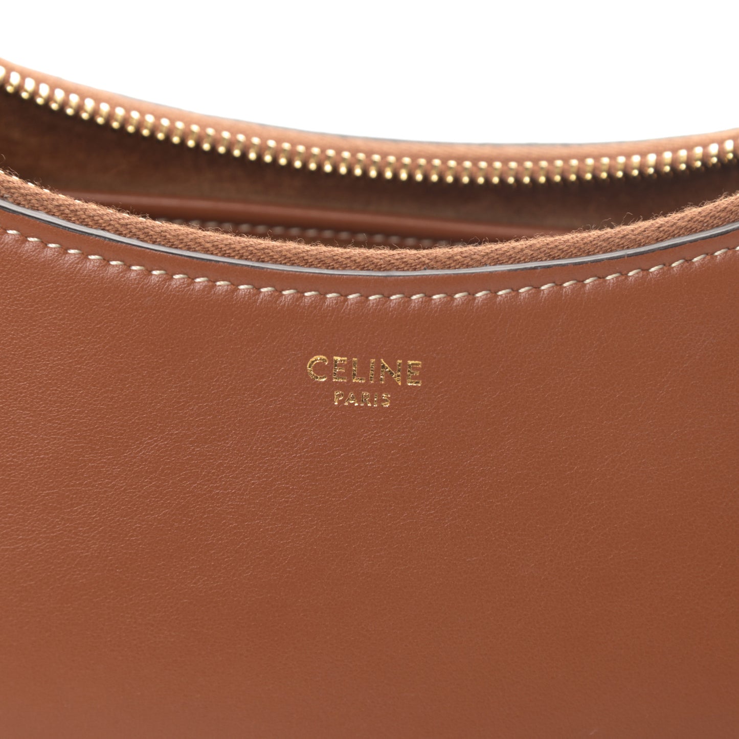 Smooth Calfskin Ava Shoulder Bag Tan