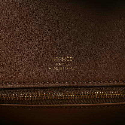 Hermes Veau Doblis Swift Grizzly Birkin 25 Alezan 6 of 11
