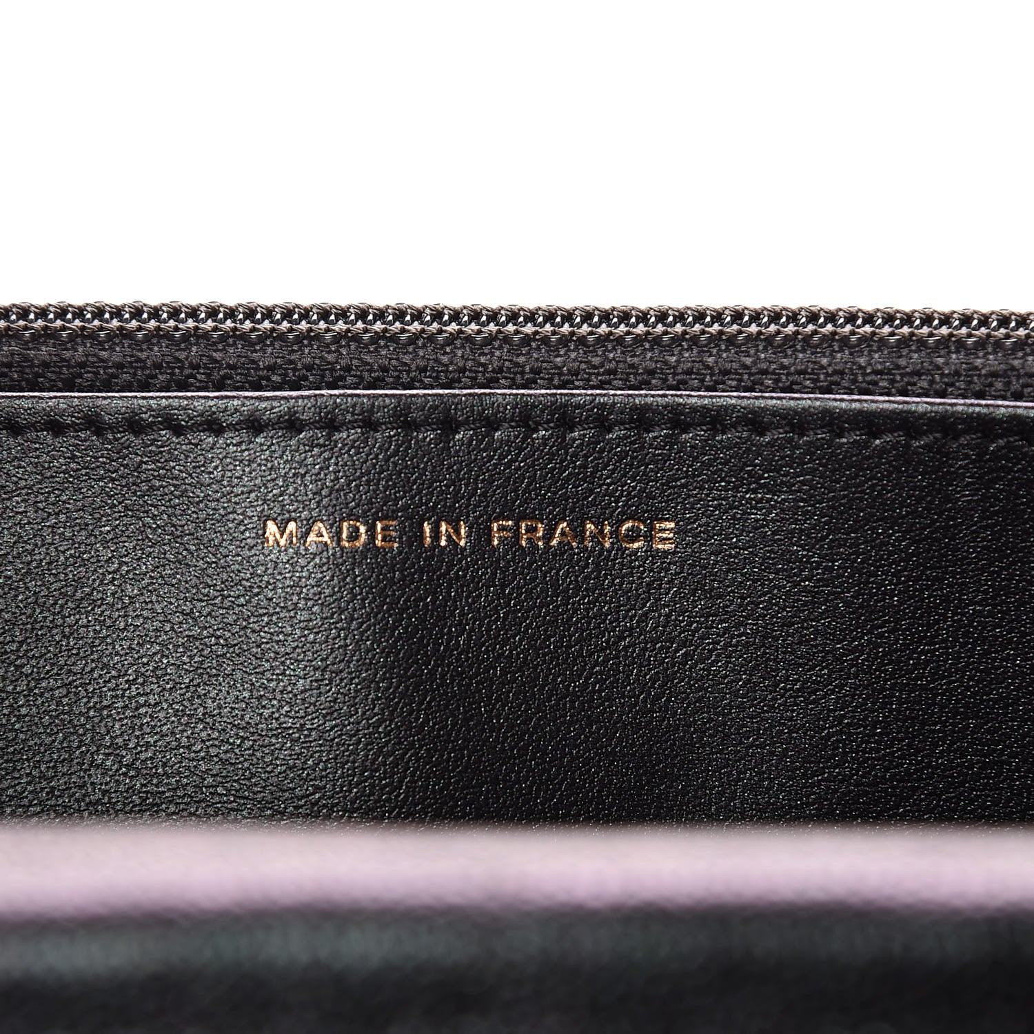 Chanel Iridescent Caviar Quilted Wallet On Chain WOC Black 7 of 11