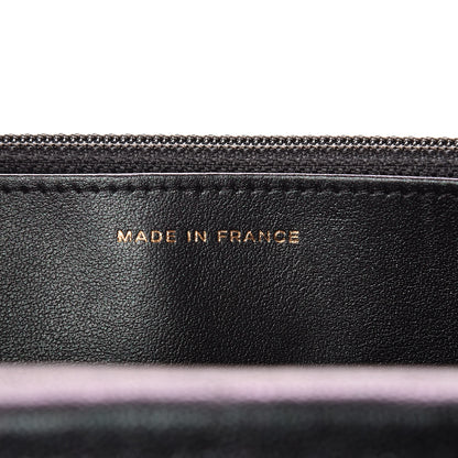 Chanel Iridescent Caviar Quilted Wallet On Chain WOC Black 7 of 11