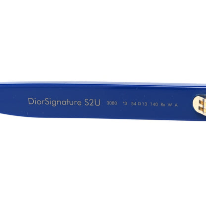 Christian Dior Diorsignature S2U Rectangular Sunglasses Blue 6 of 9