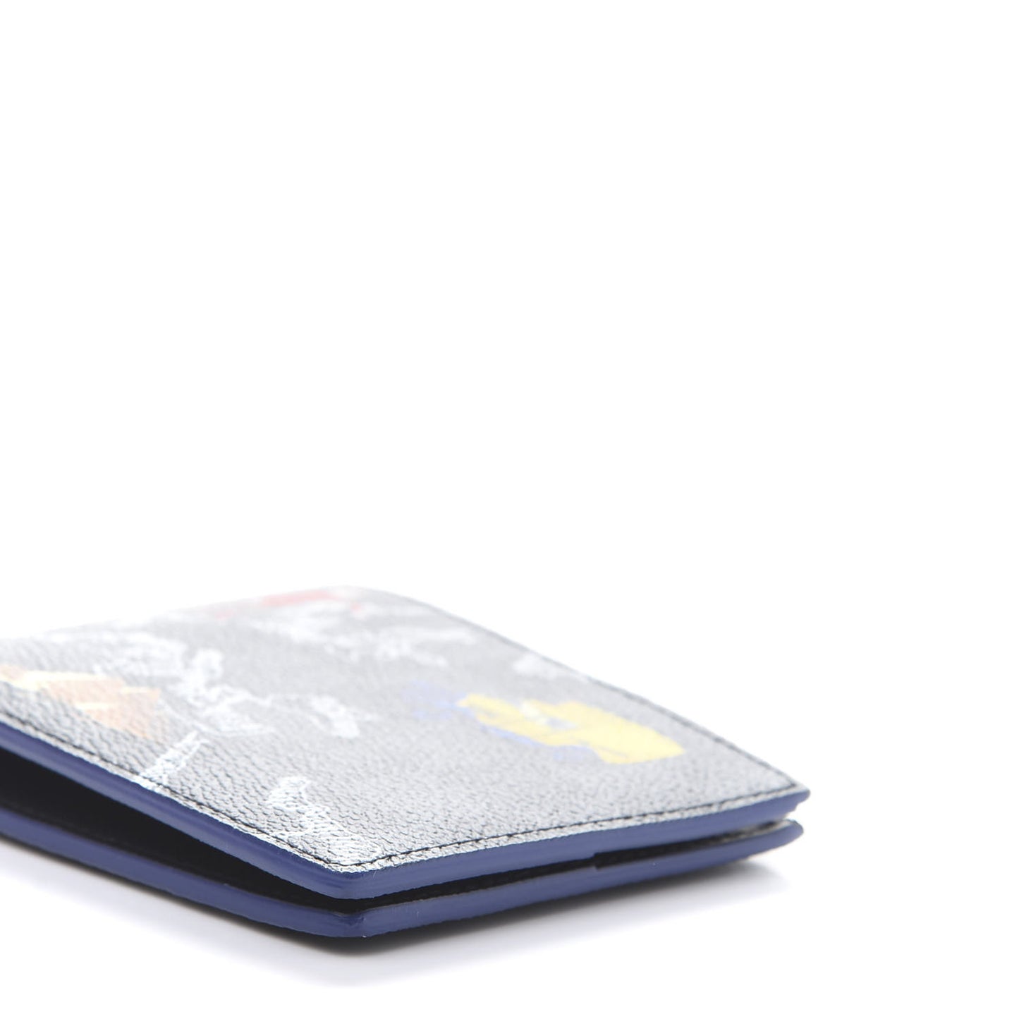 Damier Graphite World Map Slender Wallet
