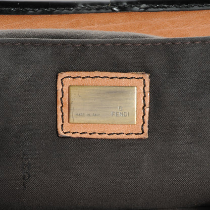 Fendi Nappa Patent B Bag Osso Black 6 of 9