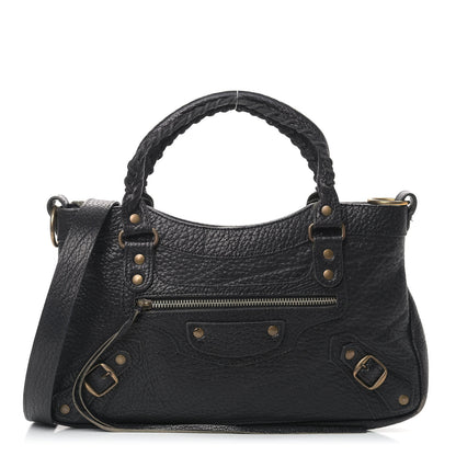 Balenciaga Pebbled Caribou Classic Hardware First Black 1 of 24