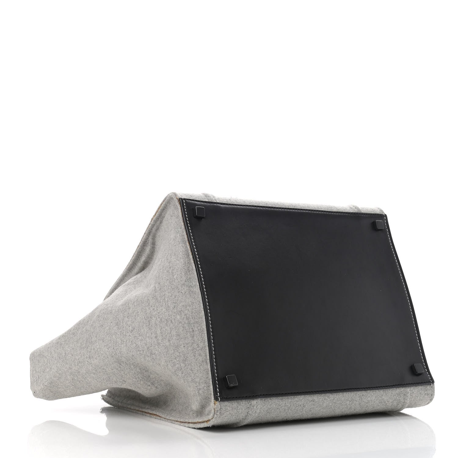 Celine Felt Medium Phantom Luggage Pearl Grey 3 of 11