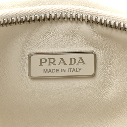 Prada Nappa Soft Padded Re-Edition 2005 Shoulder Bag White 6 of 8