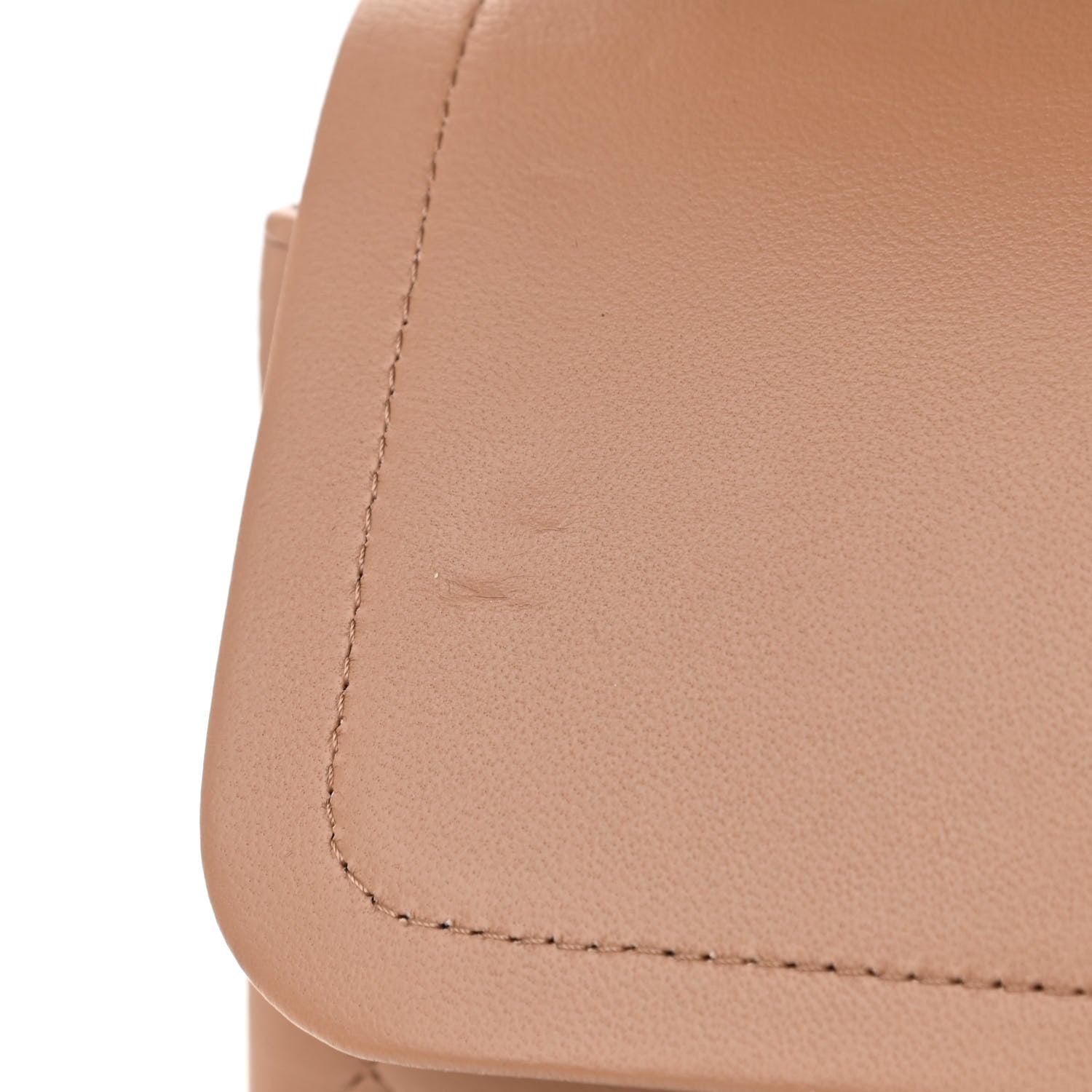 Chanel Lambskin Quilted Jumbo Double Flap Dark Beige 8 of 12