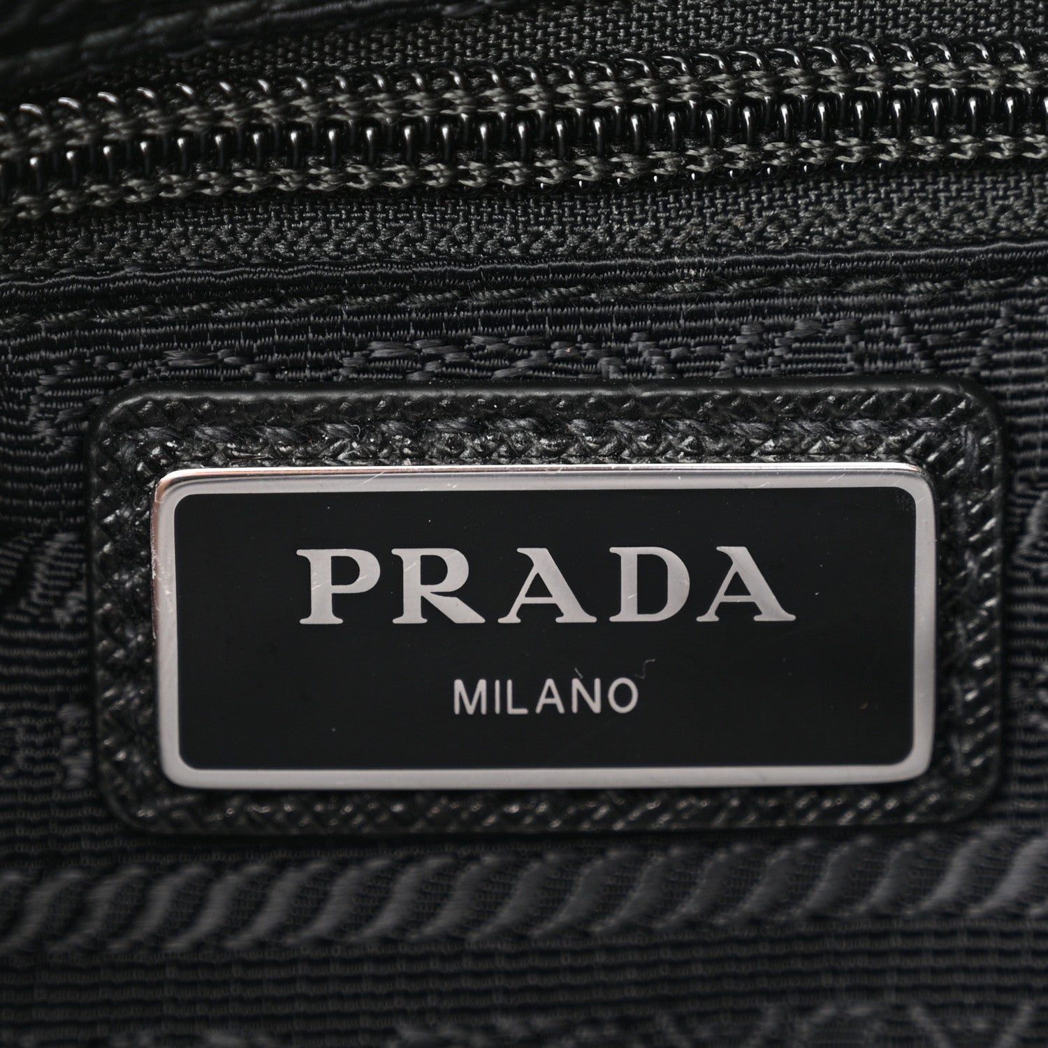 Prada Tessuto Nylon Saffiano Logo Camera Bag Black 6 of 10