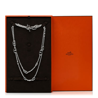 Hermes Sterling Silver Farandole Necklace 120 5 of 5