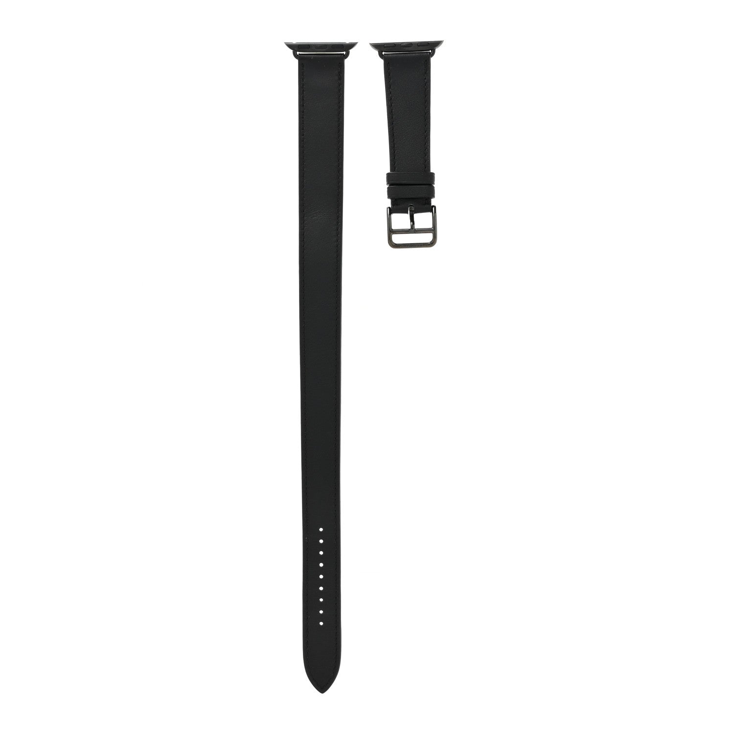 Hermes Swift Apple Watch Double Tour Strap Black 1 of 5
