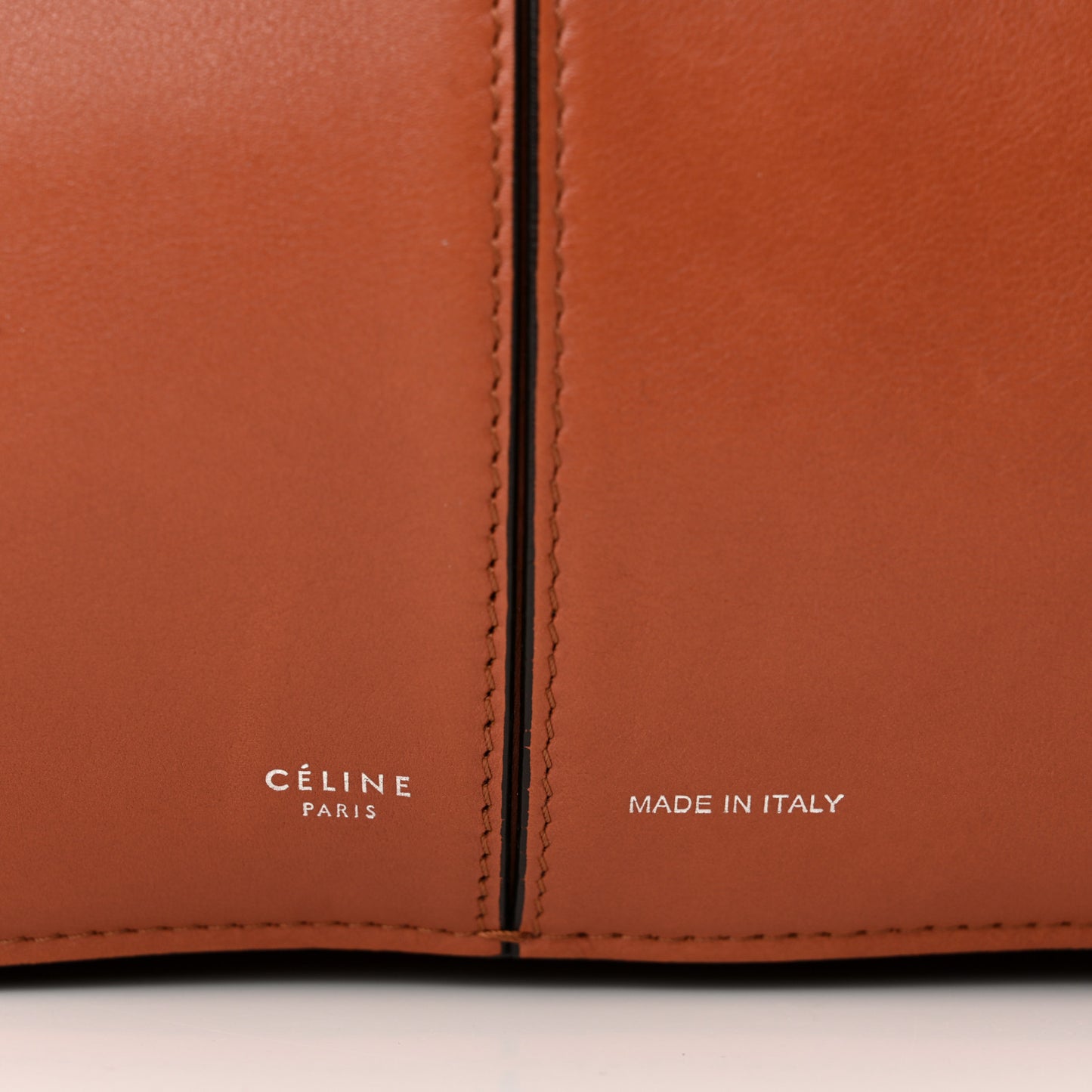 Calfskin Medium Tri-Fold Bag Brick
