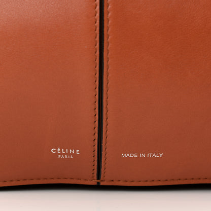 Celine Calfskin Medium Tri-Fold Bag Brick 7 of 15