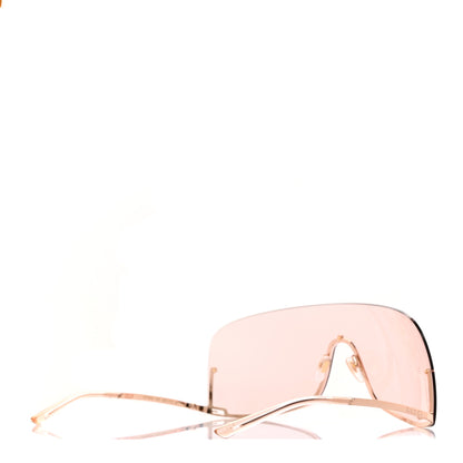 Gucci Metal Mask Shaped Frame Sunglasses GG1560S Pink 4 of 8