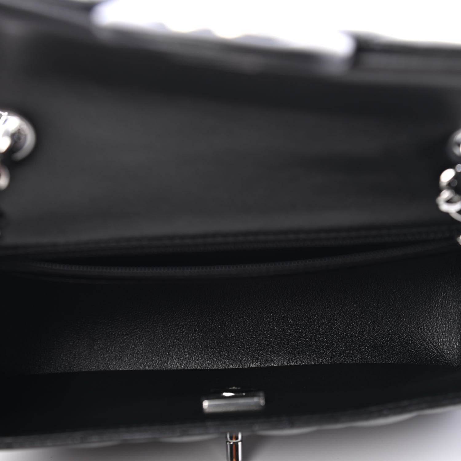 Chanel Lambskin Quilted Mini Rectangular Flap Black 4 of 4