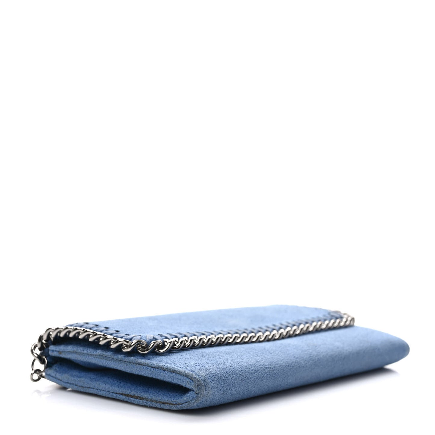 Shaggy Deer Falabella Flap Wallet Blue