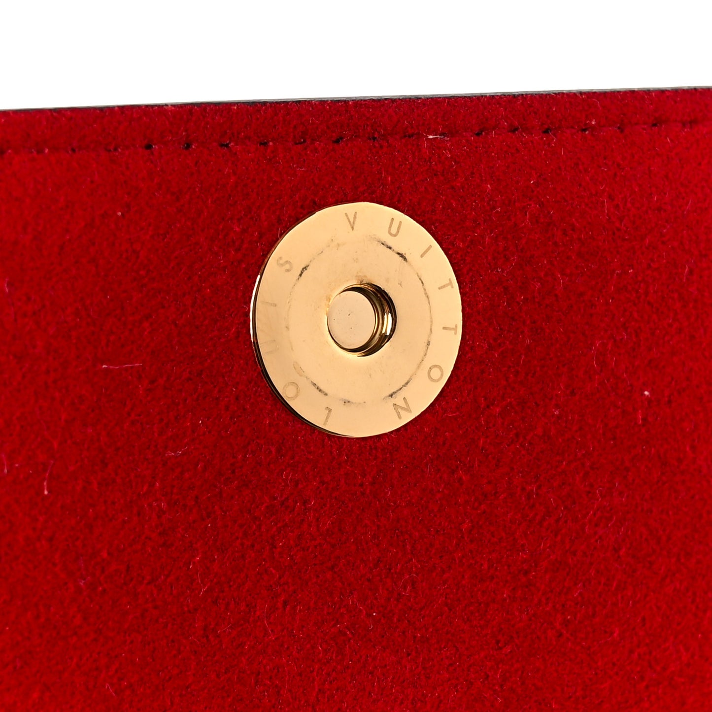Monogram Woody Glasses Case Rouge