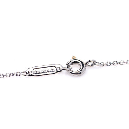 Tiffany Platinum Diamond Large Cross Pendant Necklace 4 of 6