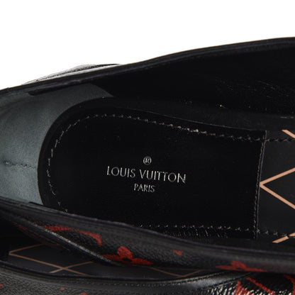 Louis Vuitton Monogram Infrarouge New Revival Ballerina Flats 40 Black 7 of 8