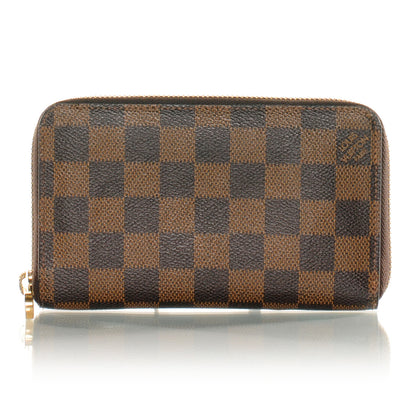 Louis Vuitton Damier Ebene Zippy Compact Wallet 1 of 8