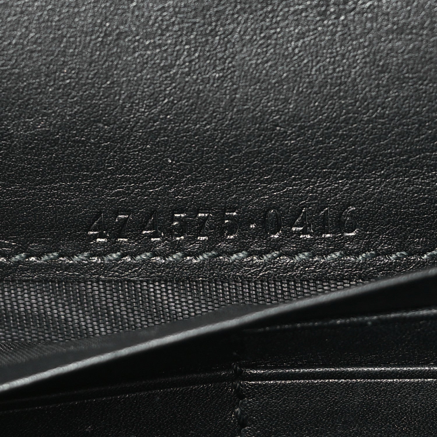 Gucci Calfskin Matelasse GG Marmont Chain Wallet Black 7 of 9