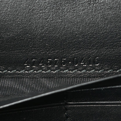 Gucci Calfskin Matelasse GG Marmont Chain Wallet Black 7 of 9