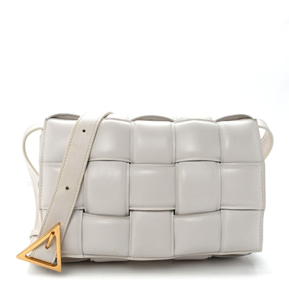 Bottega Veneta Nappa Maxi Intreccio Padded Cassette Crossbody Bag Chalk 1 of 10