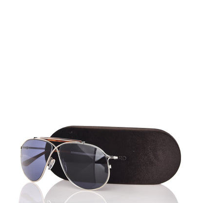 Tom Ford Magnus Aviator Sunglasses TF193 Silver Havana 7 of 7