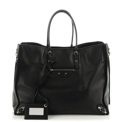 Balenciaga Supple Calfskin Papier A4 Tote Black 1 of 7