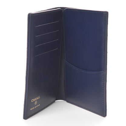 Chanel Caviar Quilted Passport Holder Blue 5 of 7