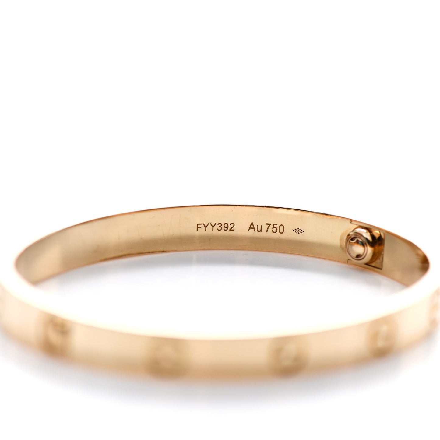 18K Yellow Gold LOVE Bracelet 16