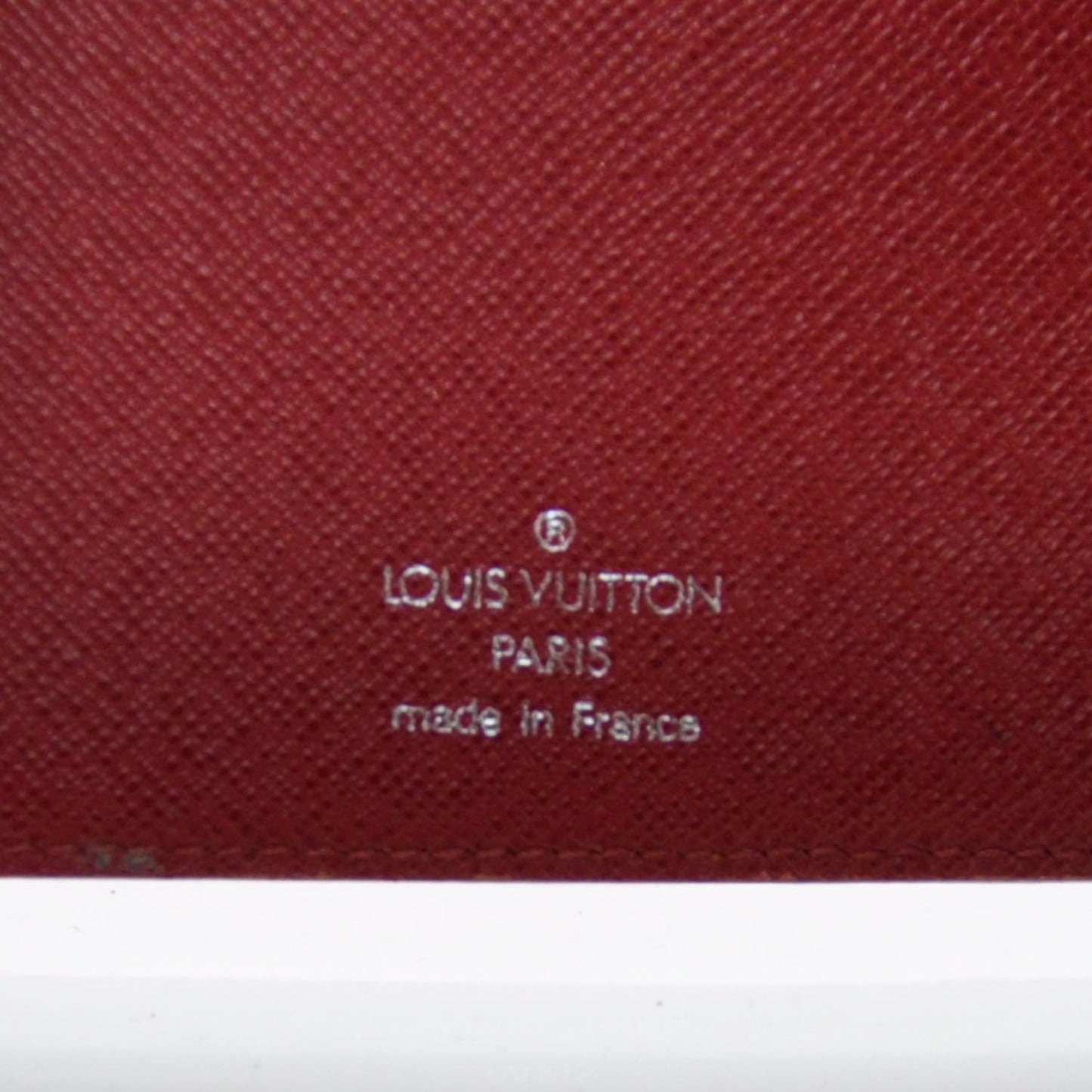 Epi Medium Ring Agenda Cover Red