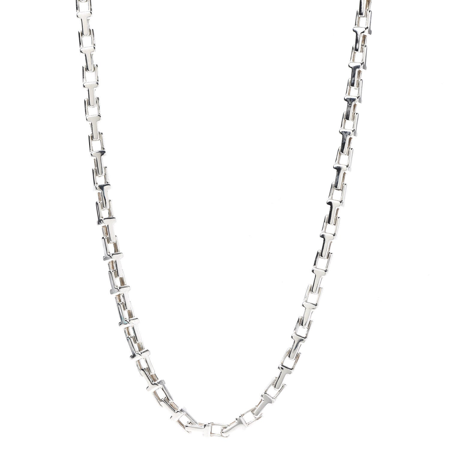 Tiffany Sterling Silver Interchangeable T Chain Necklace 5 of 9