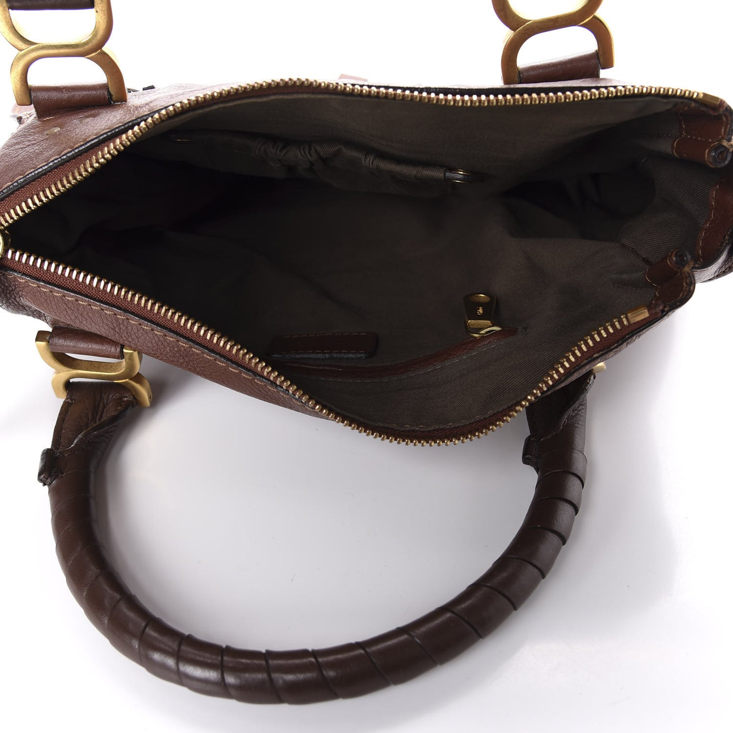 Calfskin Medium Marcie Satchel Ebony