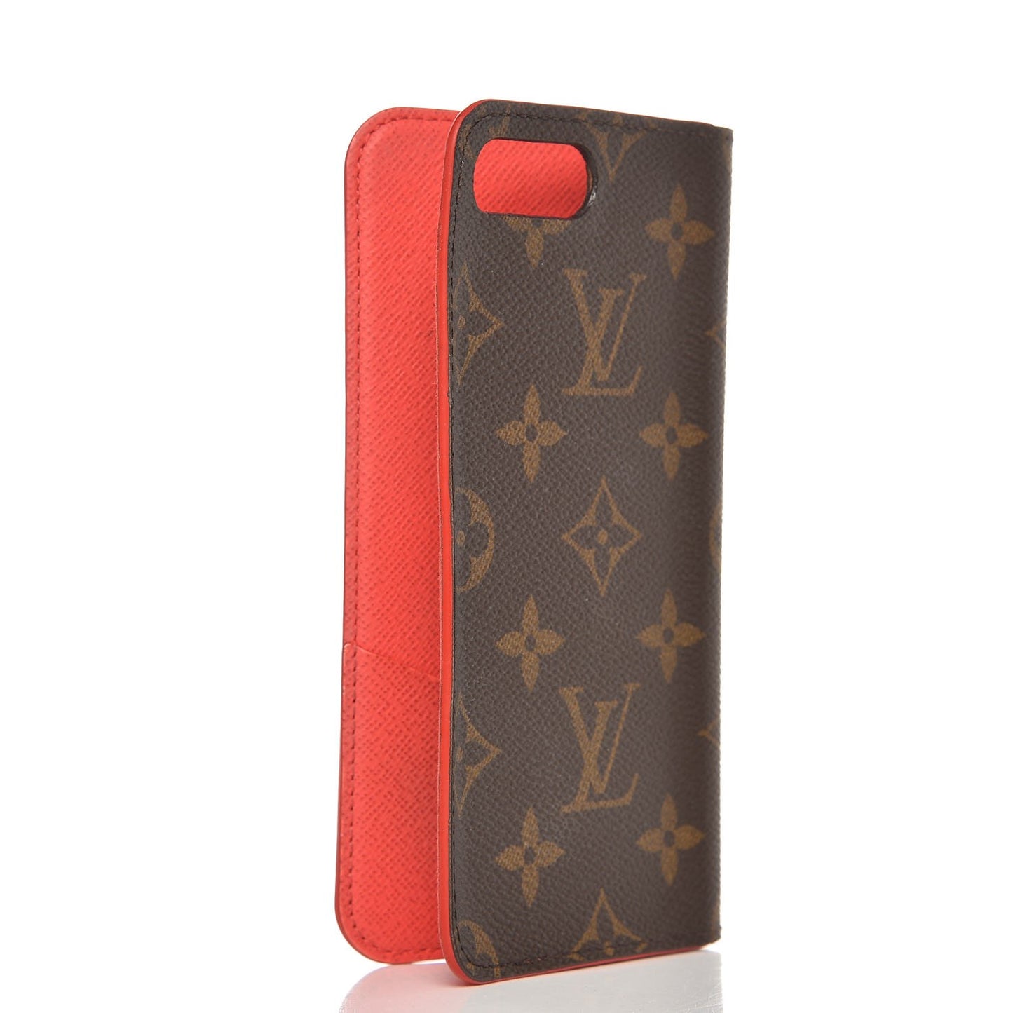 Monogram iPhone 7 Plus Folio Case Red