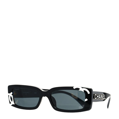 Chanel Acetate CC Sunglasses 71473A Black 1 of 6
